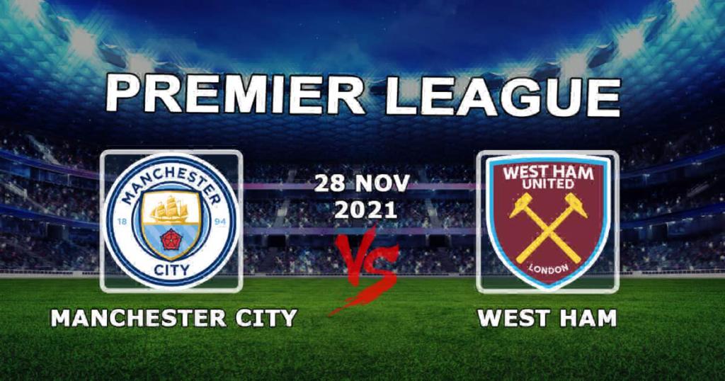 Manchester City - West Ham: pronostic et pari sur le match de Premier League - 28/11/2021