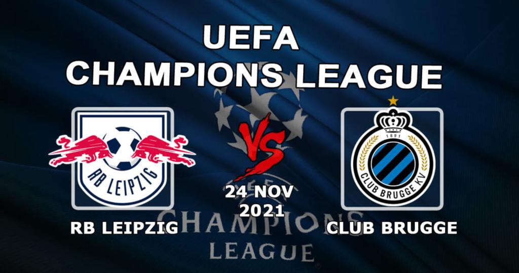 RB Leipzig - Club Brugge: pronostic et pari sur le match de Ligue des Champions - 24.11.2021
