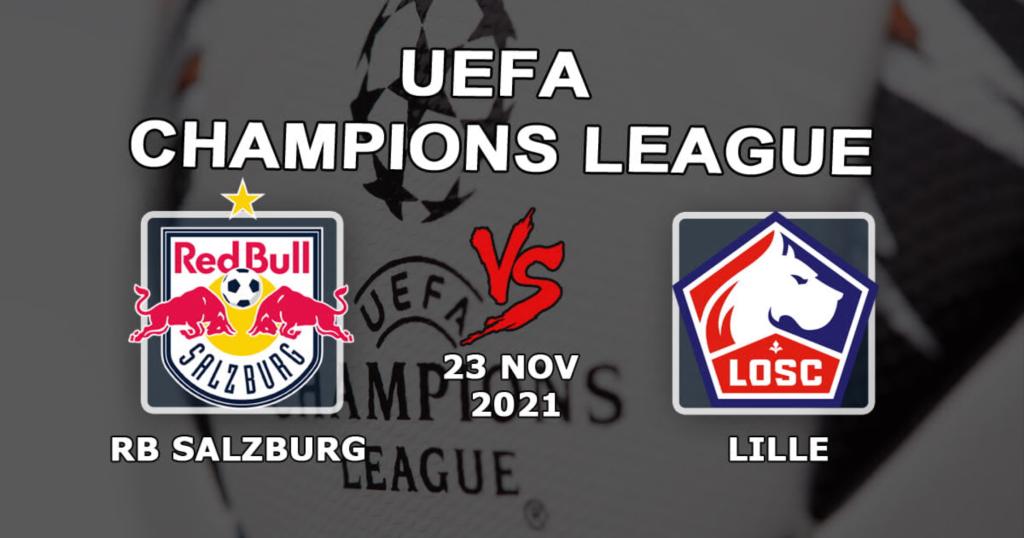 RB Salzbourg - Lille: pronostic et pari sur le match de Ligue des Champions - 23/11/2021