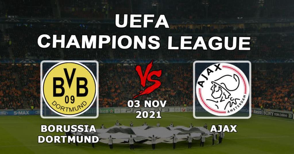 Borussia Dortmund - Ajax: pronostic et pari sur le match de Ligue des Champions - 03.11.2021