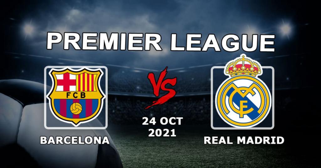 Barcelone - Real Madrid: pronostic et pari sur le match - 24/10/2021