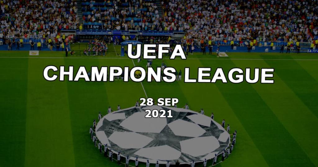 Pronostics pour les matchs de Ligue des Champions - 28/09/2021