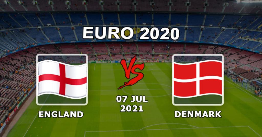Angleterre - Danemark: pronostic et pari sur les demi-finales de l'Euro 2020 - 07.07.2021
