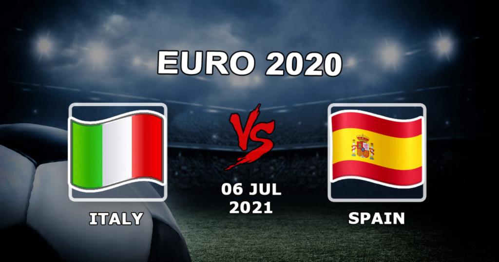 Italie - Espagne: pronostic et pari sur le match des demi-finales de l'Euro 2020 - 07/06/2021