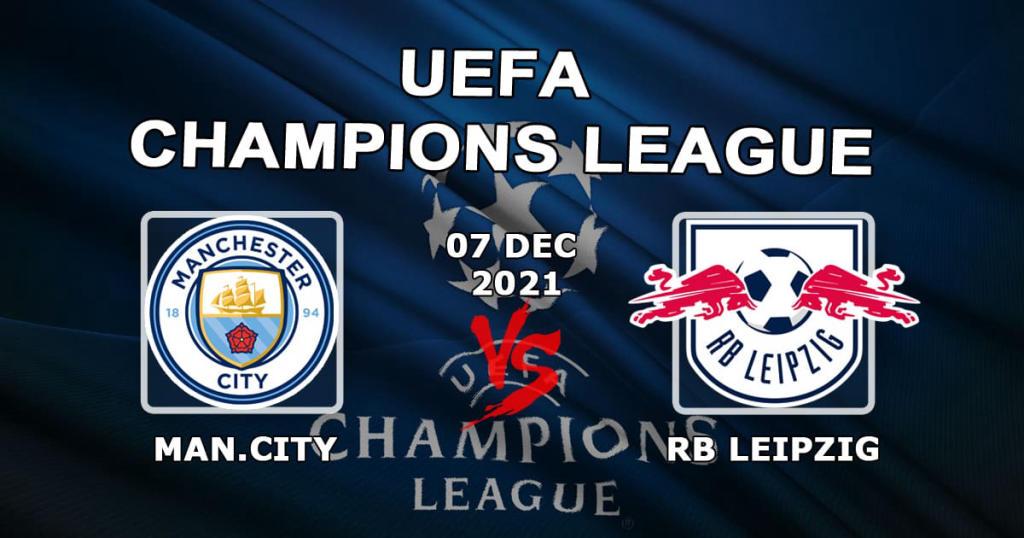 RB Leipzig - Manchester City: pronostic et pari sur le match de Ligue des Champions - 07.12.2021
