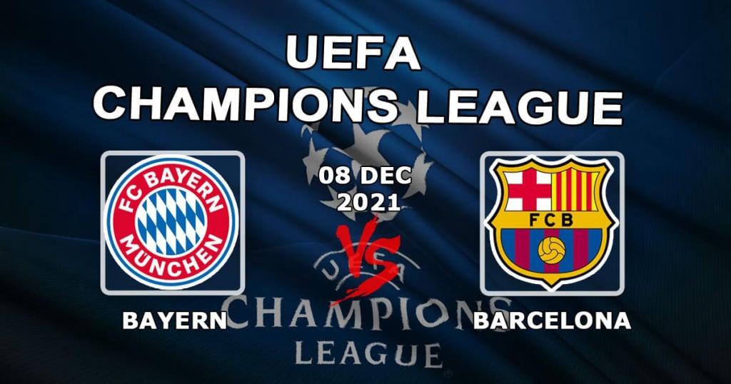 Bayern - Barcelone: pronostic et pari sur le match de Ligue des Champions - 08.12.2021