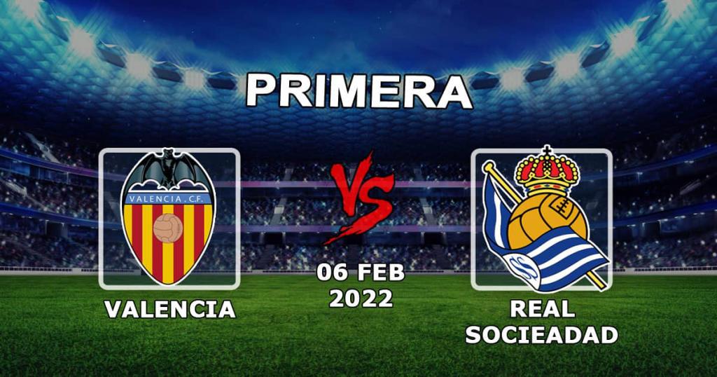 Valence - Real Sociedad: exemples de prédiction de match - 06.02.2022