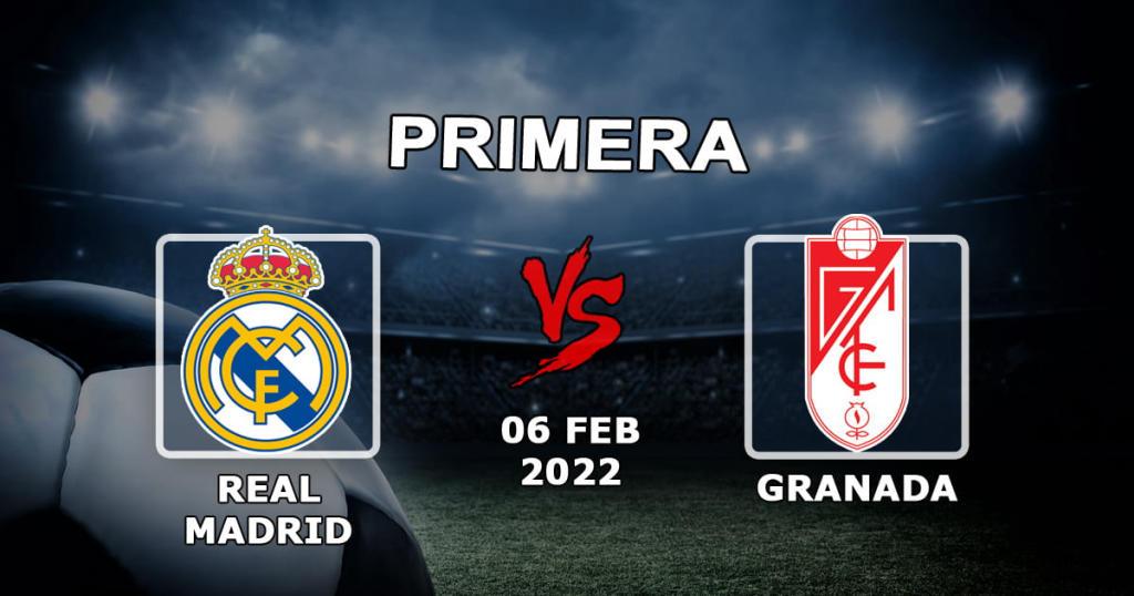 Real Madrid - Grenade: prédiction de match et exemples de paris - 06.02.2022