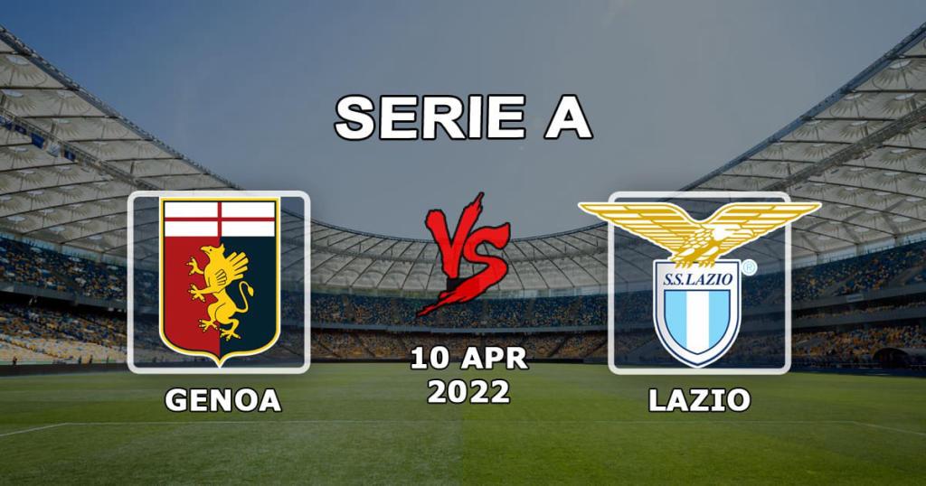 Gênes vs Lazio: Serie A pronostic et pari - 10.04.2022