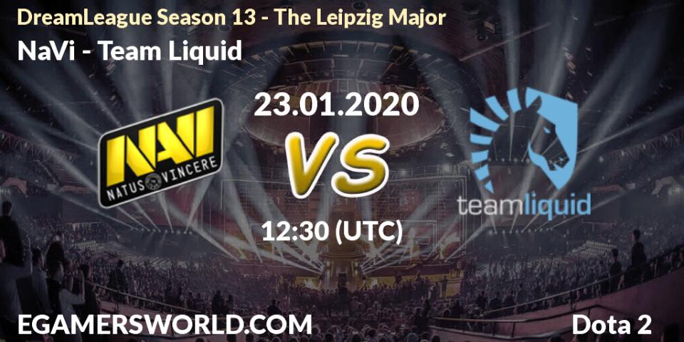 NaVi contre Team Liquid : prédiction de match. 23.01.20. Dota 2, DreamLeague Season 13 - The Leipzig Major