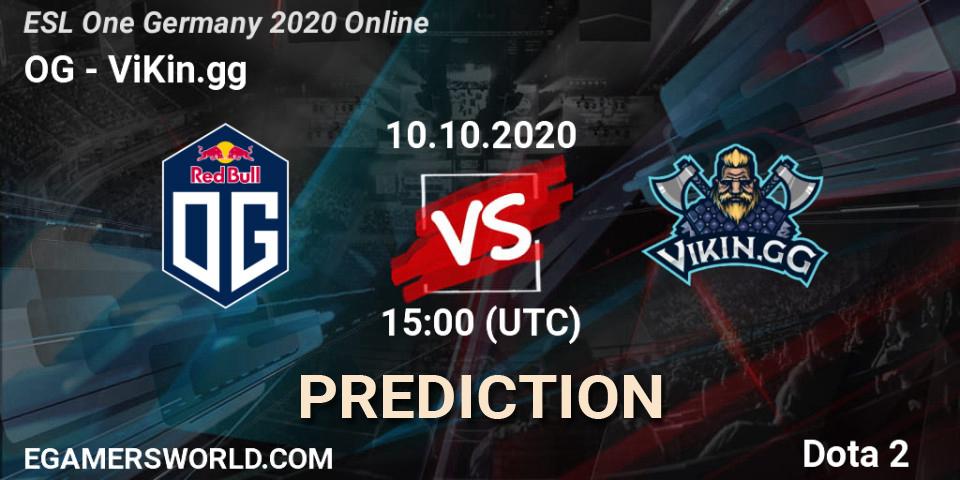 OG contre ViKin.gg : prédiction de match. 10.10.2020 at 14:48. Dota 2, ESL One Germany 2020 Online