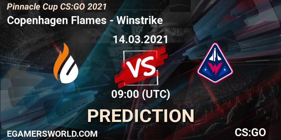 Copenhagen Flames contre Winstrike : prédiction de match. 14.03.21. CS2 (CS:GO), Pinnacle Cup #1