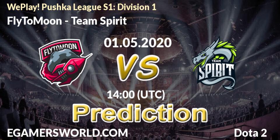FlyToMoon contre Team Spirit : prédiction de match. 01.05.2020 at 13:13. Dota 2, WePlay! Pushka League S1: Division 1