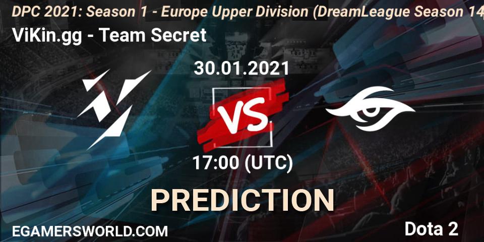 ViKin.gg contre Team Secret : prédiction de match. 30.01.2021 at 16:55. Dota 2, DPC 2021: Season 1 - Europe Upper Division (DreamLeague Season 14)