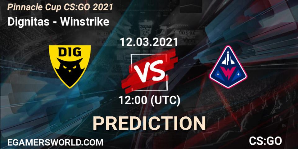Dignitas contre Winstrike : prédiction de match. 12.03.21. CS2 (CS:GO), Pinnacle Cup #1