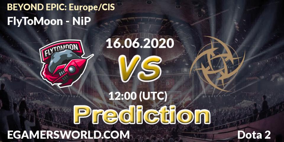 FlyToMoon contre NiP : prédiction de match. 17.06.2020 at 12:02. Dota 2, BEYOND EPIC: Europe/CIS