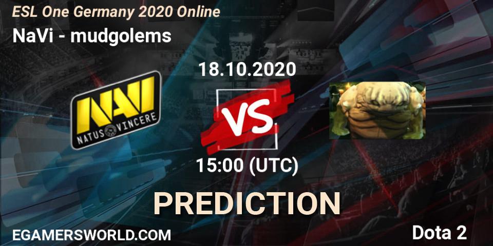 NaVi contre mudgolems : prédiction de match. 18.10.2020 at 14:14. Dota 2, ESL One Germany 2020 Online