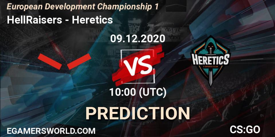 HellRaisers contre Heretics : prédiction de match. 09.12.20. CS2 (CS:GO), European Development Championship 1