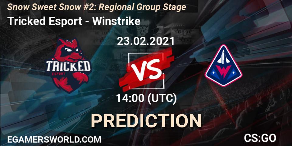 Tricked Esport contre Winstrike : prédiction de match. 23.02.21. CS2 (CS:GO), Snow Sweet Snow #2: Regional Group Stage