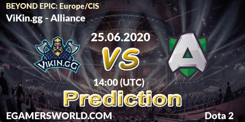 ViKin.gg contre Alliance : prédiction de match. 25.06.2020 at 14:25. Dota 2, BEYOND EPIC: Europe/CIS