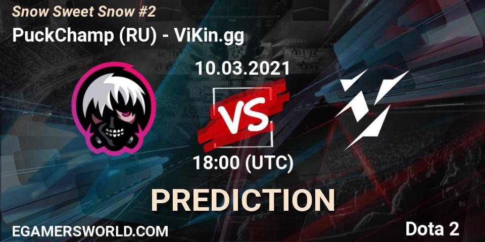 PuckChamp (RU) contre ViKin.gg : prédiction de match. 10.03.2021 at 18:04. Dota 2, Snow Sweet Snow #2