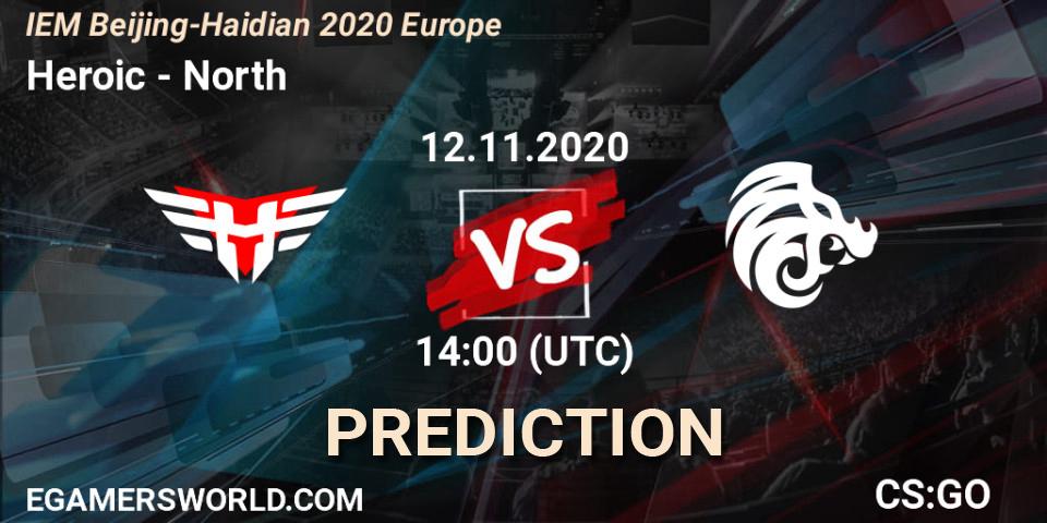 Heroic contre North : prédiction de match. 12.11.20. CS2 (CS:GO), IEM Beijing-Haidian 2020 Europe