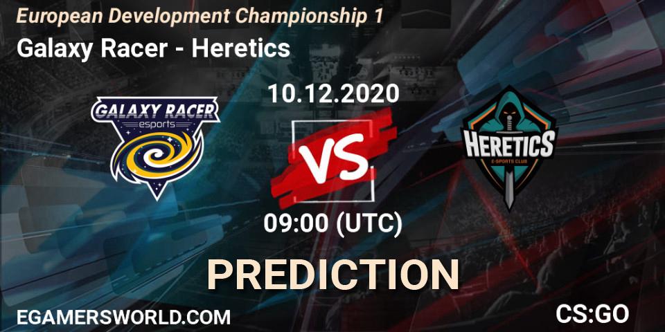 Galaxy Racer contre Heretics : prédiction de match. 10.12.20. CS2 (CS:GO), European Development Championship 1