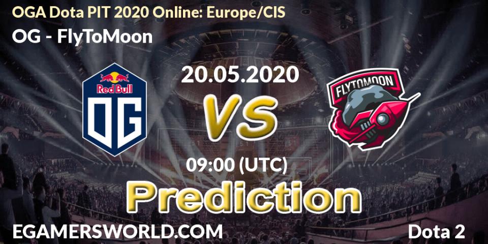 OG contre FlyToMoon : prédiction de match. 20.05.2020 at 09:05. Dota 2, OGA Dota PIT 2020 Online: Europe/CIS
