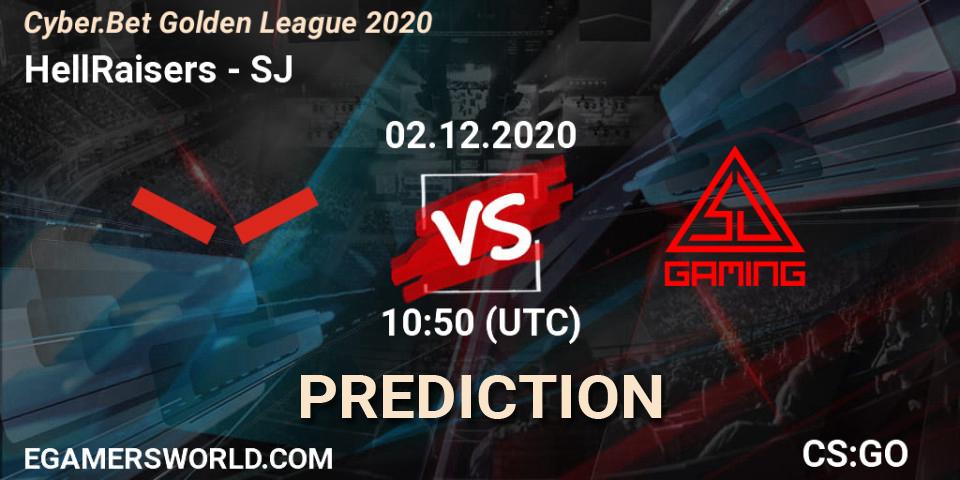 HellRaisers contre SJ : prédiction de match. 02.12.2020 at 10:50. Counter-Strike (CS2), Cyber.Bet Golden League 2020