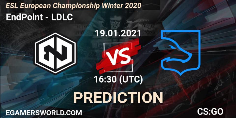 EndPoint contre LDLC : prédiction de match. 19.01.21. CS2 (CS:GO), ESL European Championship Winter 2020