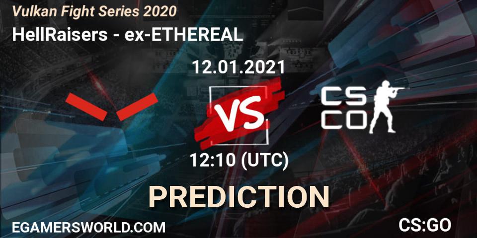 HellRaisers contre ex-ETHEREAL : prédiction de match. 12.01.2021 at 12:10. Counter-Strike (CS2), Vulkan Fight Series 2020