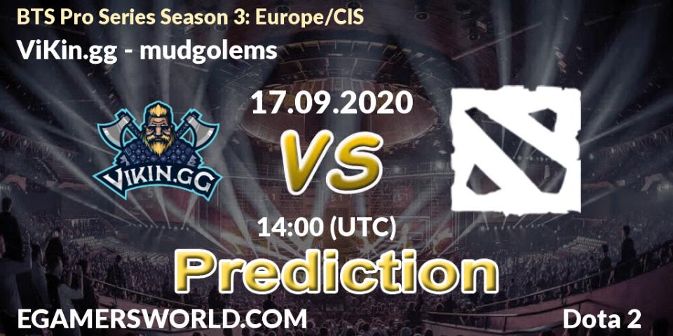 ViKin.gg contre mudgolems : prédiction de match. 19.09.2020 at 14:48. Dota 2, BTS Pro Series Season 3: Europe/CIS