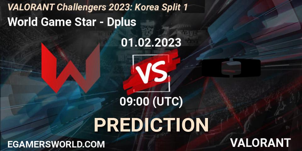 World Game Star contre Dplus : prédiction de match. 01.02.23. VALORANT, VALORANT Challengers 2023: Korea Split 1