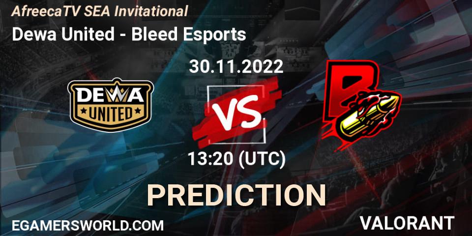 Dewa United contre Bleed Esports : prédiction de match. 30.11.22. VALORANT, AfreecaTV SEA Invitational