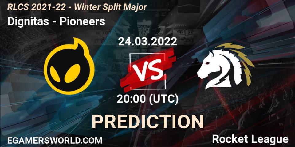 Dignitas contre Pioneers : prédiction de match. 24.03.2022 at 17:00. Rocket League, RLCS 2021-22 - Winter Split Major
