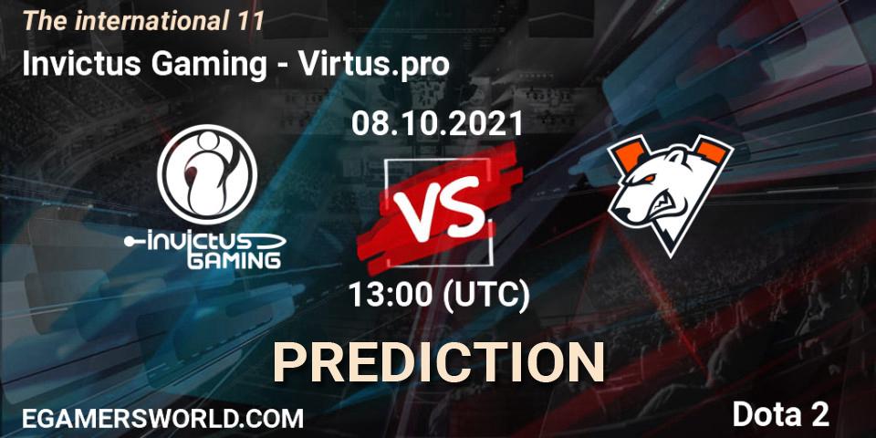 Invictus Gaming contre Virtus.pro : prédiction de match. 08.10.2021 at 14:06. Dota 2, The Internationa 2021