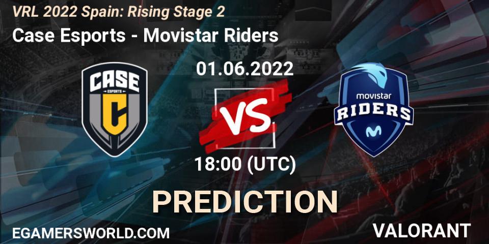 Case Esports contre Movistar Riders : prédiction de match. 07.06.22. VALORANT, VRL 2022 Spain: Rising Stage 2