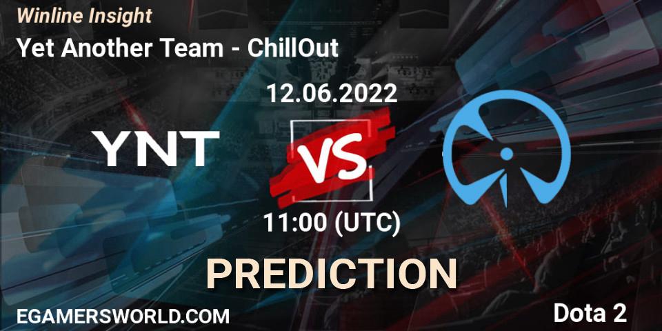 YNT contre ChillOut : prédiction de match. 12.06.2022 at 11:00. Dota 2, Winline Insight