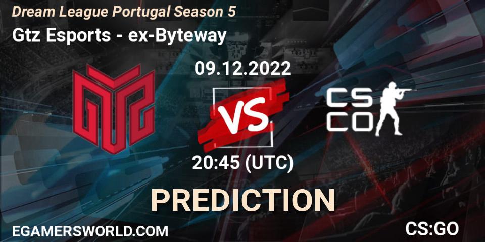 GTZ Bulls Esports contre ex-Byteway : prédiction de match. 09.12.22. CS2 (CS:GO), Dream League Portugal Season 5