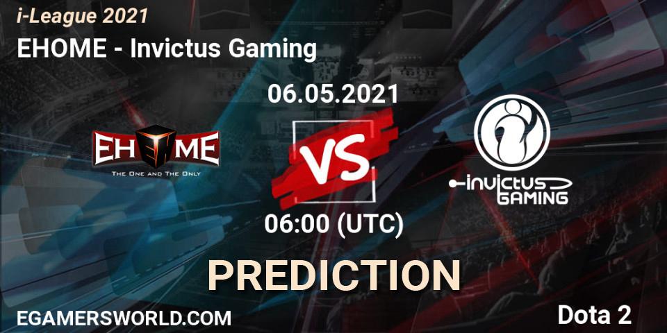 EHOME contre Invictus Gaming : prédiction de match. 06.05.21. Dota 2, i-League 2021 Season 1