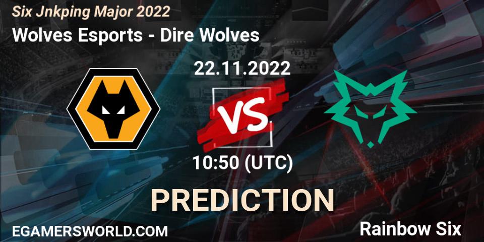 Wolves Esports contre Dire Wolves : prédiction de match. 23.11.22. Rainbow Six, Six Jönköping Major 2022