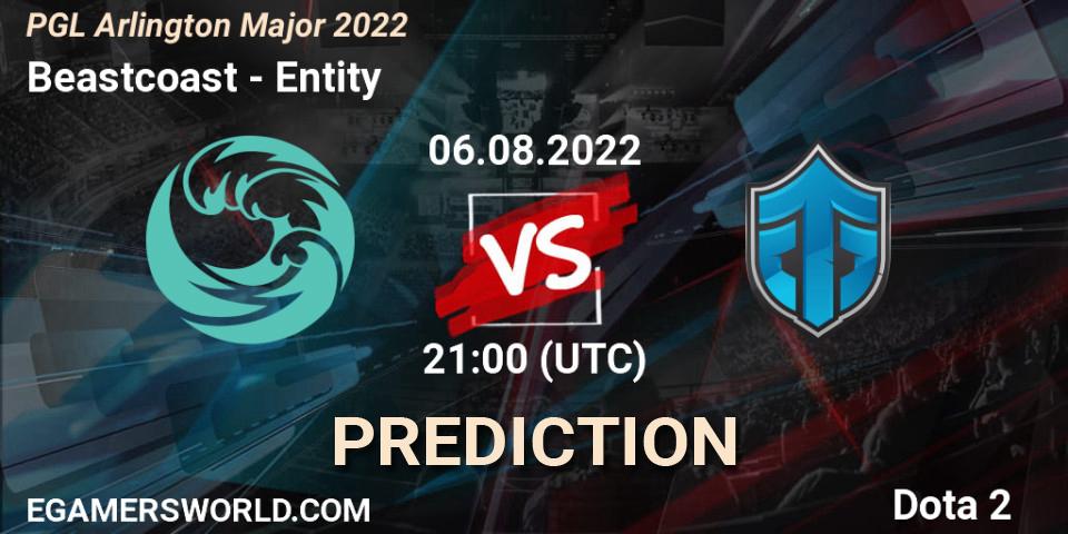 Beastcoast contre Entity : prédiction de match. 06.08.2022 at 21:56. Dota 2, PGL Arlington Major 2022 - Group Stage