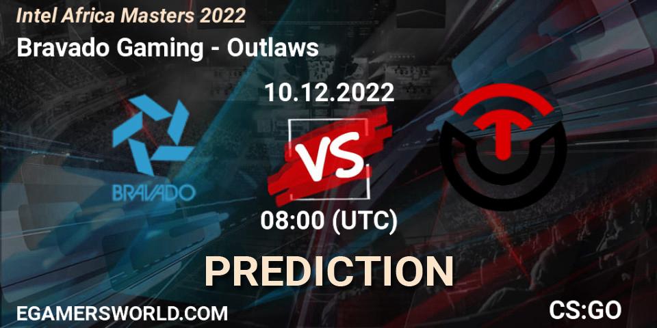 Bravado Gaming contre Outlaws : prédiction de match. 10.12.22. CS2 (CS:GO), Intel Africa Masters 2022