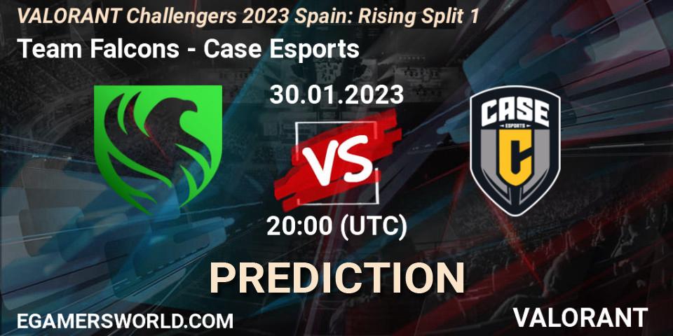 Falcons contre Case Esports : prédiction de match. 30.01.23. VALORANT, VALORANT Challengers 2023 Spain: Rising Split 1