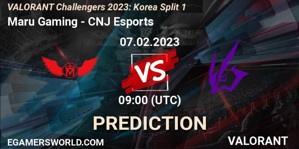Maru Gaming contre CNJ Esports : prédiction de match. 07.02.23. VALORANT, VALORANT Challengers 2023: Korea Split 1