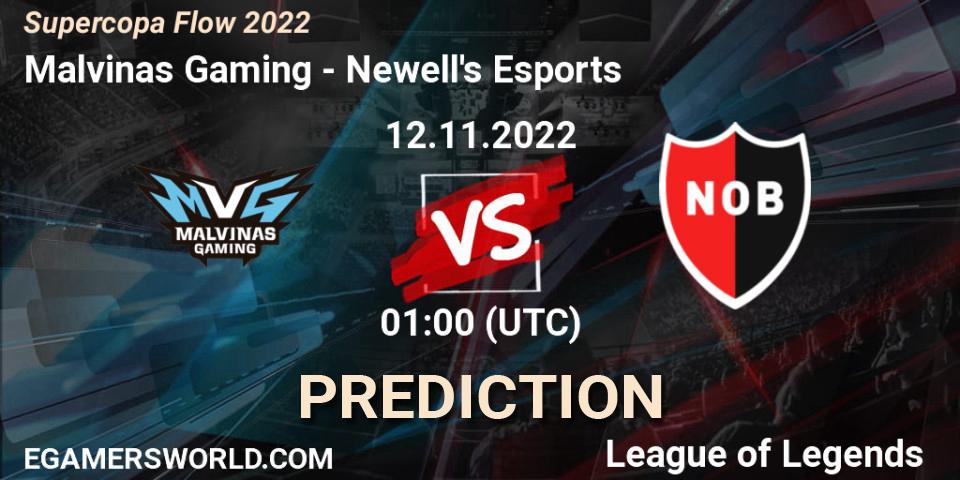 Malvinas Gaming contre Newell's Esports : prédiction de match. 12.11.2022 at 01:00. LoL, Supercopa Flow 2022