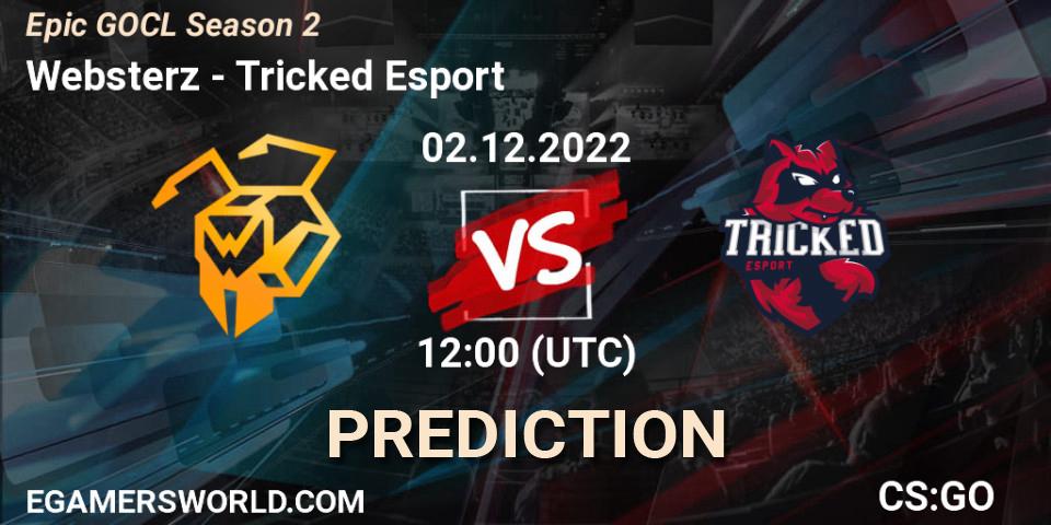 Websterz contre Tricked Esport : prédiction de match. 02.12.22. CS2 (CS:GO), Epic GOCL Season 2