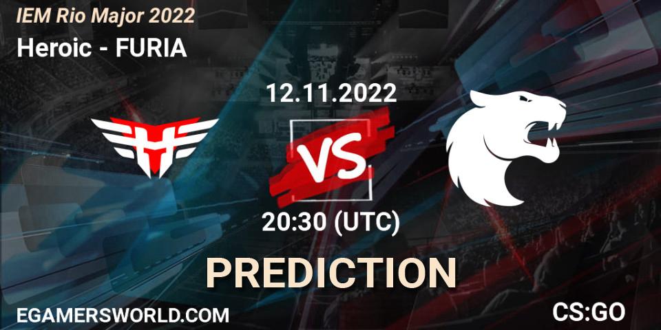 Heroic contre FURIA : prédiction de match. 12.11.22. CS2 (CS:GO), IEM Rio Major 2022