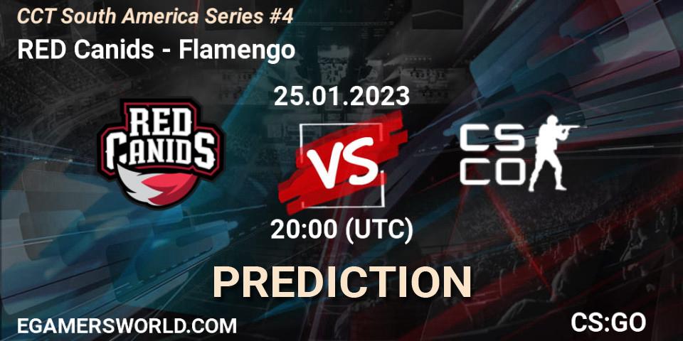 RED Canids contre Flamengo : prédiction de match. 25.01.23. CS2 (CS:GO), CCT South America Series #4