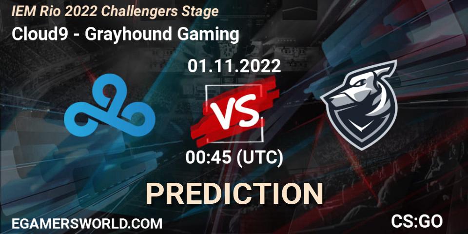 Cloud9 contre Grayhound Gaming : prédiction de match. 01.11.22. CS2 (CS:GO), IEM Rio 2022 Challengers Stage